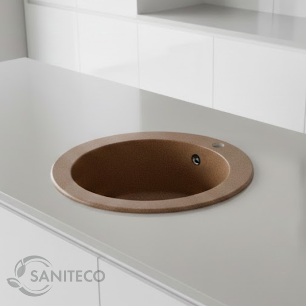 Мойка кухонная Saniteco Linea (терракот)