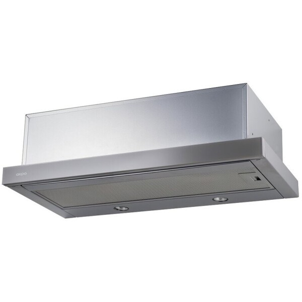 Вытяжка телескопическая Akpo Light Eco Glass Twin 50 WK-7 (серый)