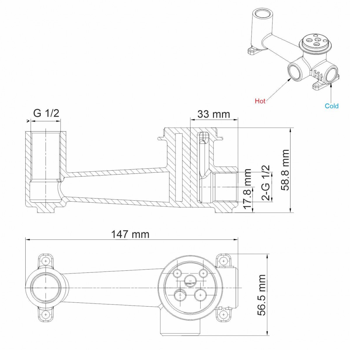 Смеситель с гигиеническим душем Wasserkraft Main 4138