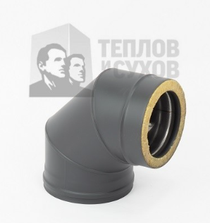 Отвод Термо 87* ОТ-Р (430-0,8/430) MC Black (t < 200°С) Теплов и Сухов