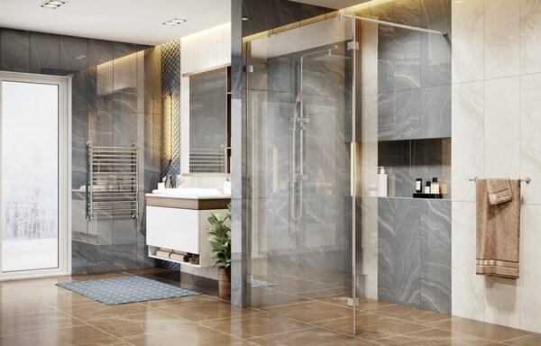 Душевое ограждение Ambassador Walk-in 100x200 15031106
