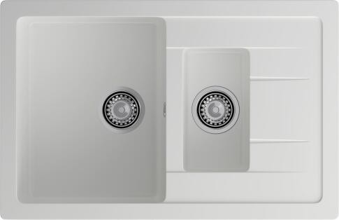 Мойка кухонная GranFest QUADRO Q-775KL иней
