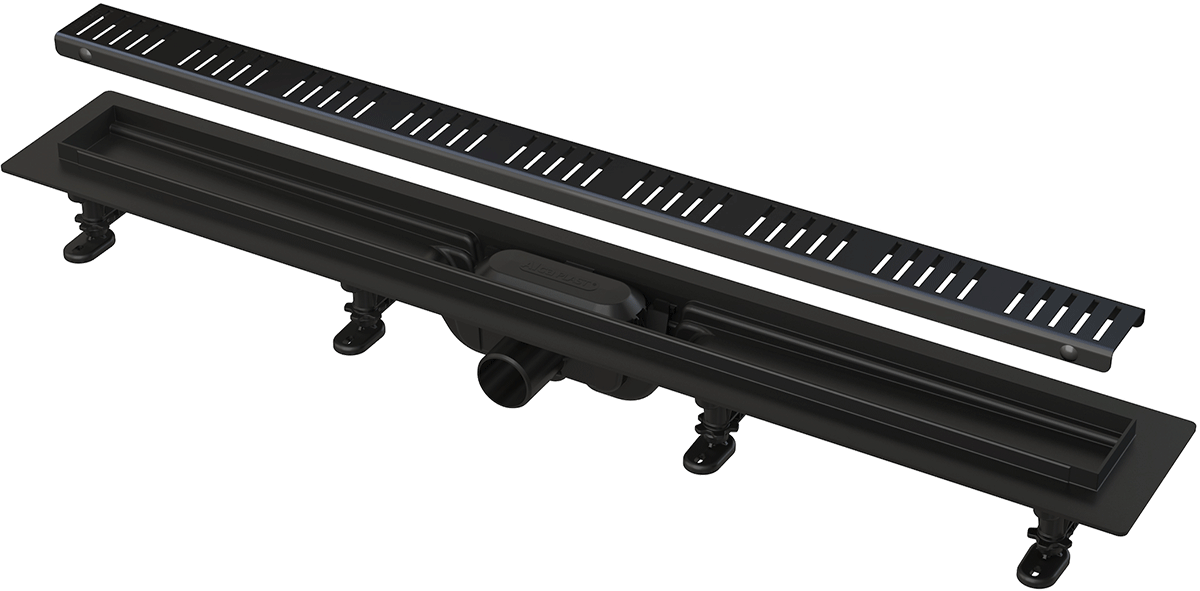 Водоотводящий желоб AlcaPlast APZ10BLACK 550M