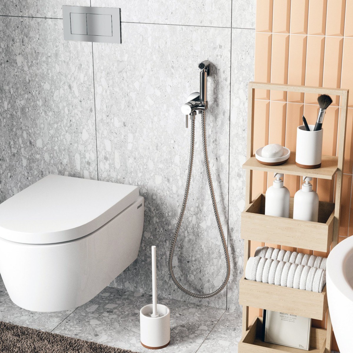 Смеситель с гигиеническим душем Wasserkraft A70138