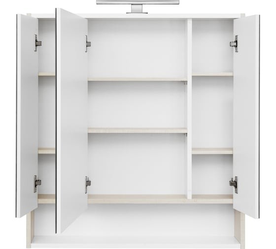Шкаф с зеркалом для ванной Акватон Рико 80 (1A215302RIB90)