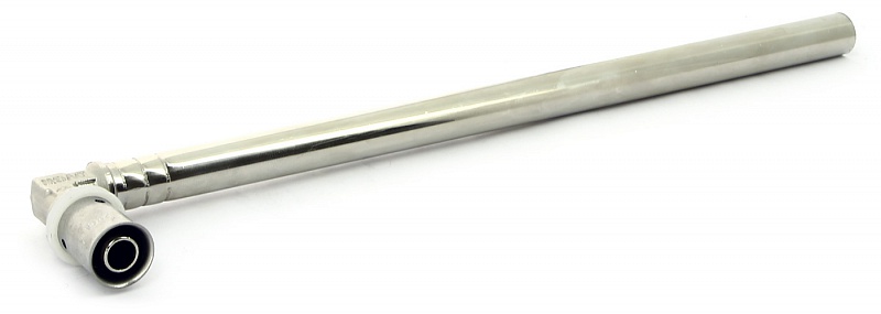 Угольник пресс с хромированной трубкой UNI-FITT 16x15x300 (717G6153)