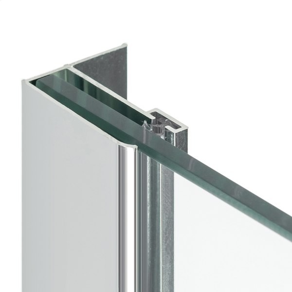 Душевая стенка Saniteco Walk-In SN-W6TC100 (100x200, прозрачное стекло, хромированный профиль)