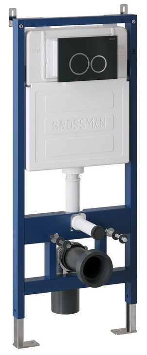 Комплект инсталляции для унитаза Grossman 900.K31.01.000 с кнопкой Galaxy 700.K31.01.210.210