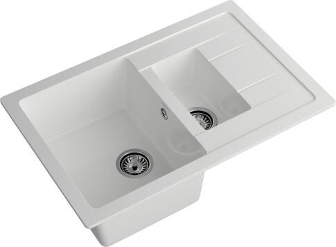 Мойка кухонная GranFest QUADRO Q-775KL иней
