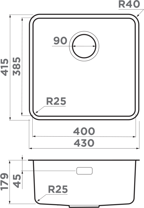 Мойка кухонная Omoikiri Omi 43-U/I ULTRA-LG светлое золото