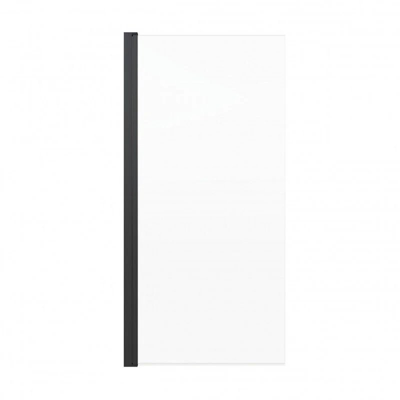 Шторка на ванну Berges River S Black 80x145 стекла прозрачные, профиль черный матовый