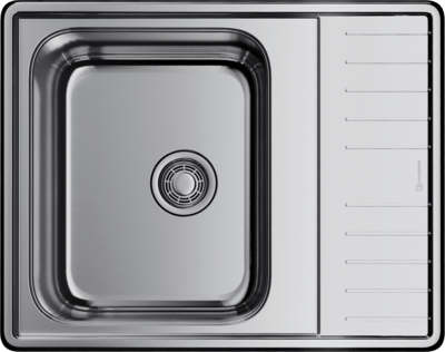 Мойка кухонная Omoikiri Sagami 63-IN 63x50 нержавеющая сталь (универсальная)