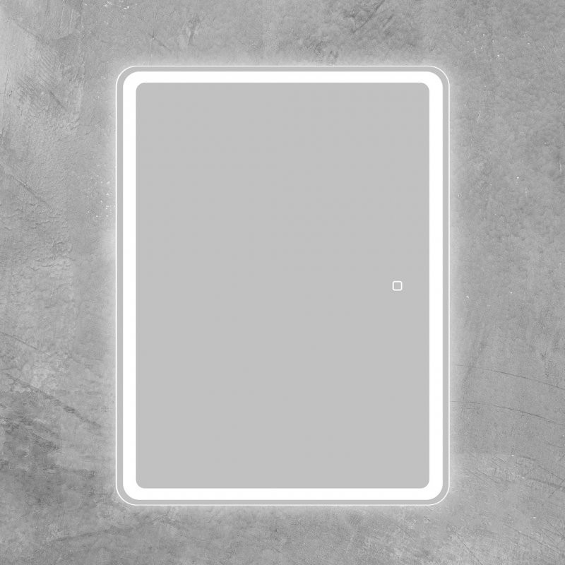 Шкаф с зеркалом Belbagno Marino SPC-MAR-400/800-1A-LED-TCH 40x80 белый