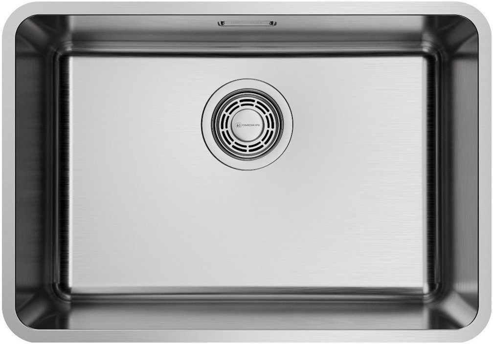 Мойка кухонная Omoikiri Omi 53-U/I ULTRA MINI-IN нержавеющая сталь