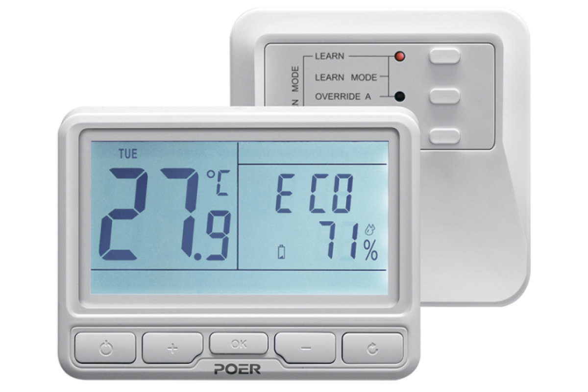 Беспроводной терморегулятор POER PTC10+PTR10 (БЕЗ WIFI)