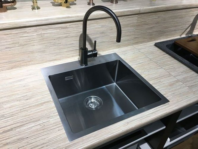 Мойка кухонная Omoikiri Taki 54-U/IF-GM 54x44 вороненый