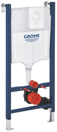 Инсталляция Grohe Rapid SL 38719001 с клавишей смыва белая