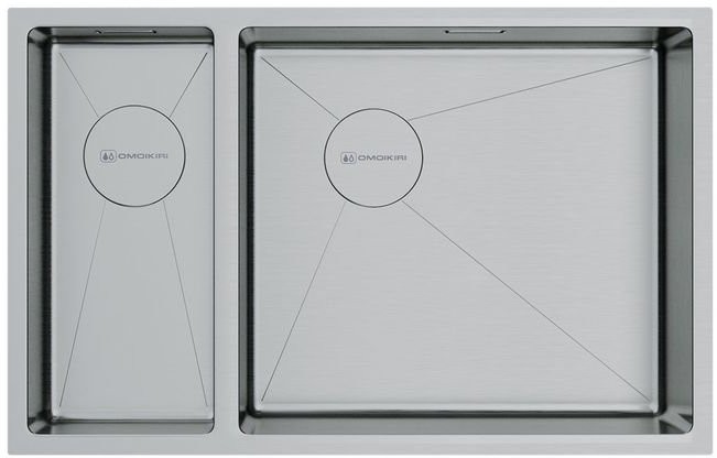 Мойка кухонная Omoikiri Taki 4993182 69,5x44 нержавеющая сталь