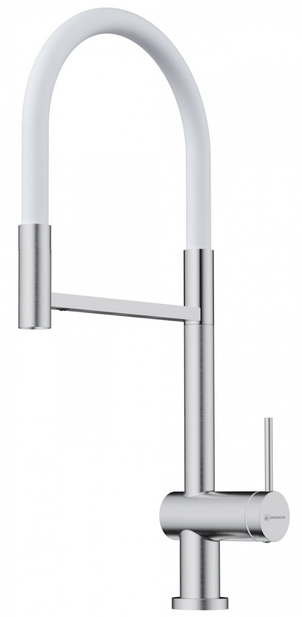 Смеситель для кухни Omoikiri Kanto-2 Plus-SB-BN-WH 4994450