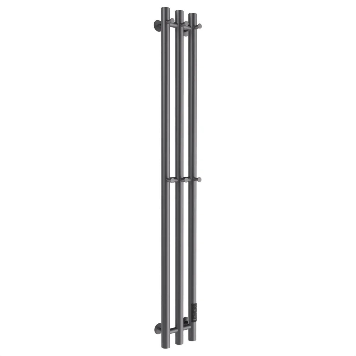 Полотенцесушитель электрический Маргроид Ferrum Inaro СНШ 80x6x12 графит 6 крючков